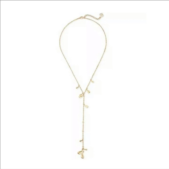 Kendra Scott Jewelry - NWT KENDRA SCOTT Gold Quincy Y Necklace